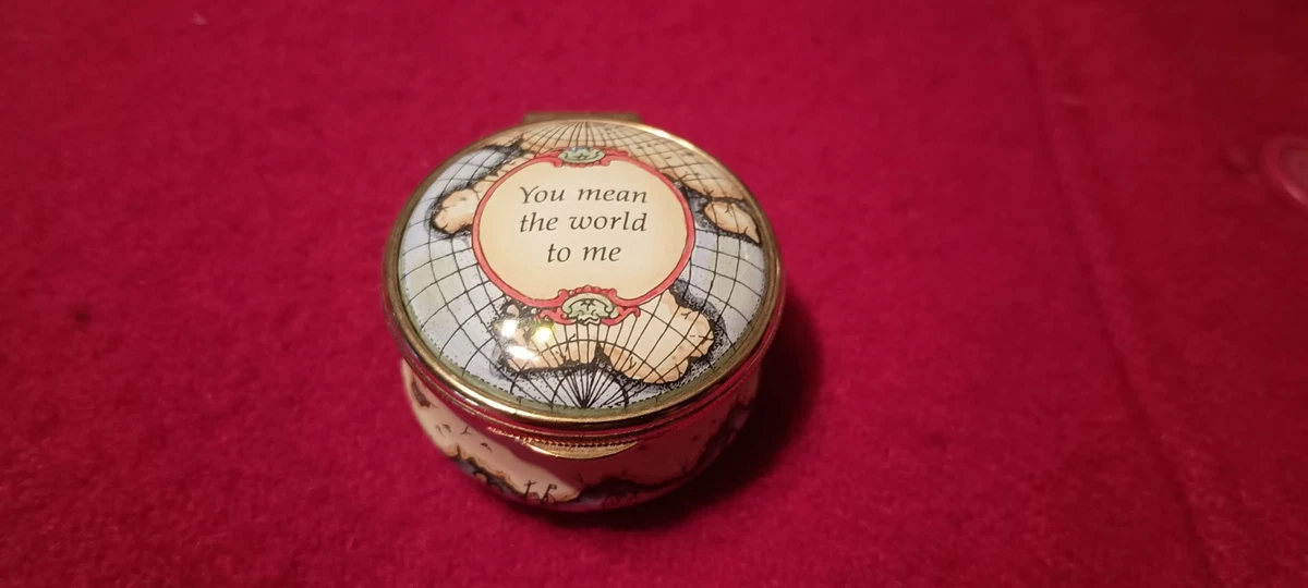 Staffordshire Enamel In Collectible Decorative Trinket Boxes for