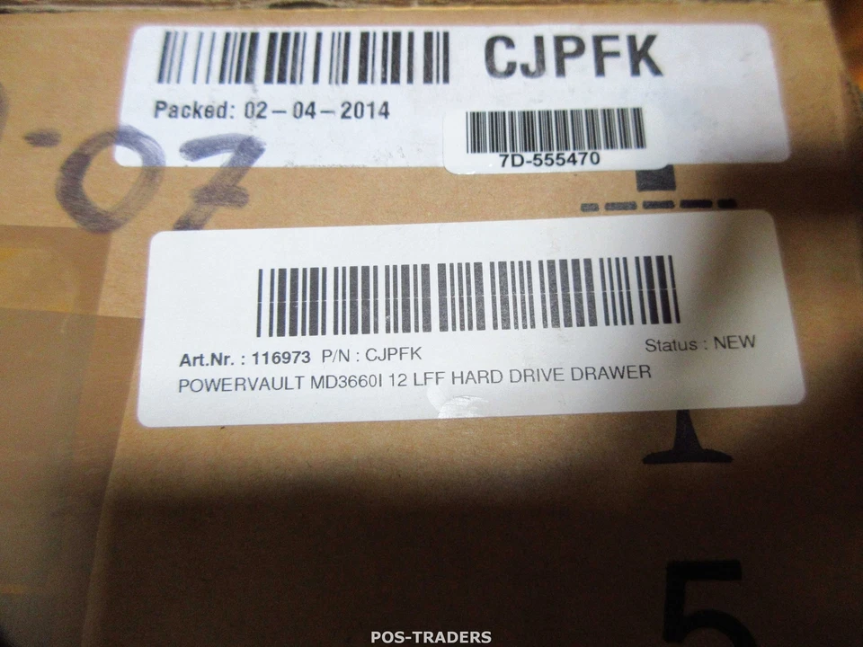 Dell CJPFK Powervault MD3660i Storage array 12 Hard drive drawer 1X LFF NEW NEU - Bild 3 von 3