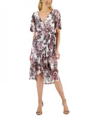 $79 Connected Apparel 4P Women's Knee Length Short Sleeve  Sheath Dress k104