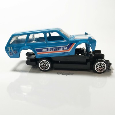Hot Wheels '71 Datsun 510 Wagon Surf's Up Unspun Unrivet ...