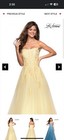 La Femme Women's Yellow Ball Gown Size 2