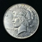 1935 Silver Peace Dollar Philadelphia Mint Almost Uncirculated Condition*