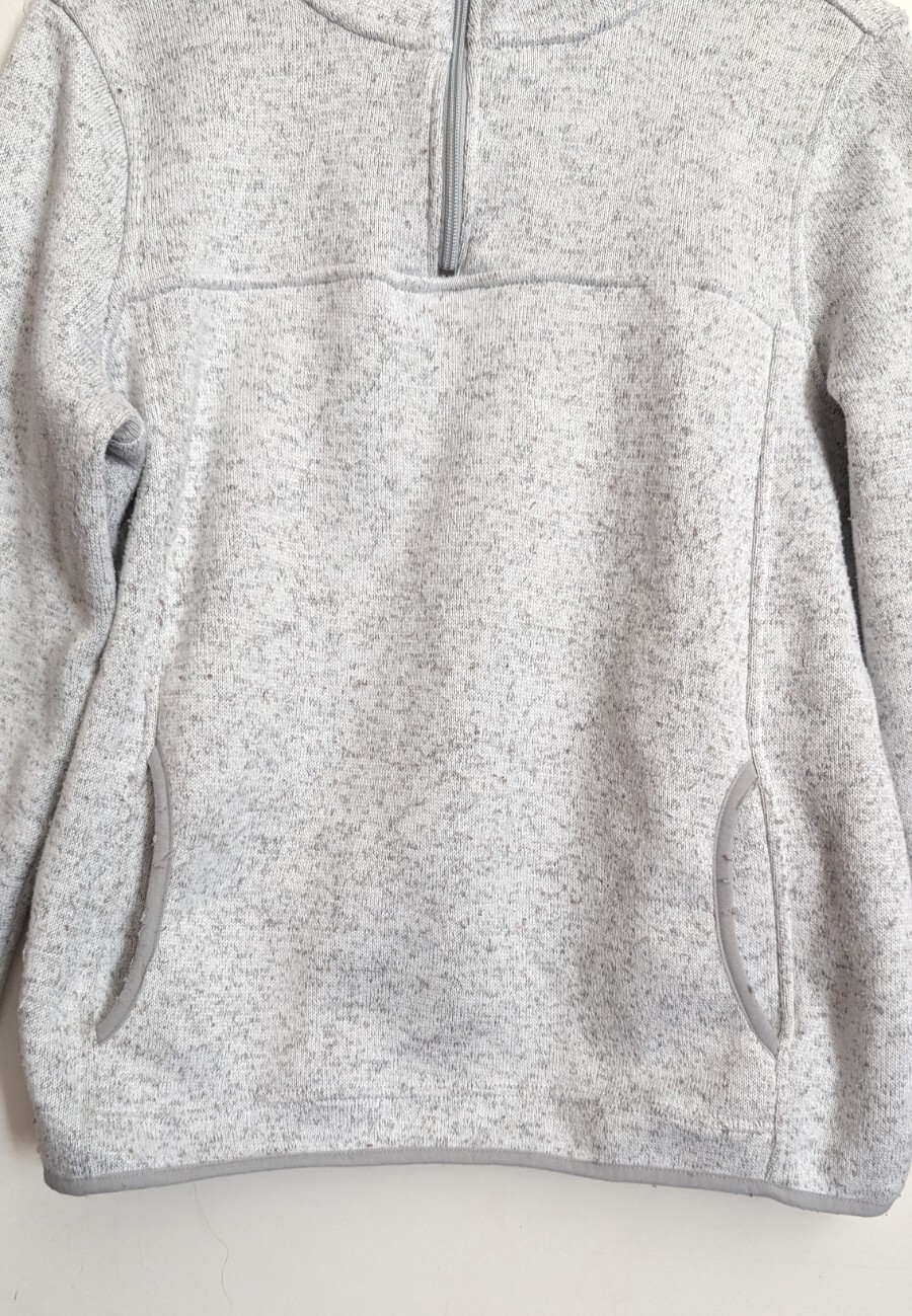 THREAD AND SUPPLY Light Gray Pullover IWomen's Si… - image 2
