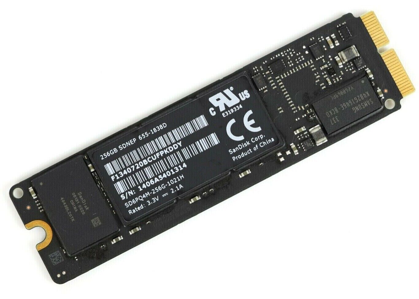 SanDisk 256gb SSD SDNEP 655-1838d out of Apple MacBook for sale 