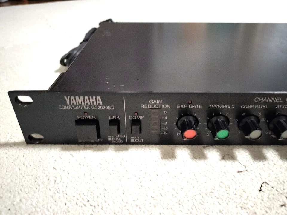 YAMAHA GC2020BII 2 Channel Compressor Limiter Used Free Shipping from Japan - Image 2 of 4