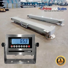 Optima OP-919HD Weigh Bars 24" 5000 lb Livestock Cattle Chute Scale w/ Indicator