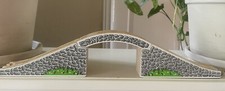 Thomas the Train Wooden Railway Track Arched Stone Bridge 2001 Learning Curve