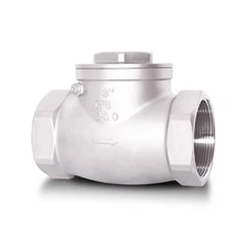 3" NPT Horizontal Check Valve, Stainless Steel Non Return Swing Check Valve, ...