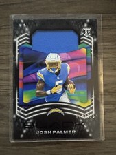 2021 PANINI BLACK RC JOSH PALMER FUTURISTIC JERSEY #d/125 Chargers