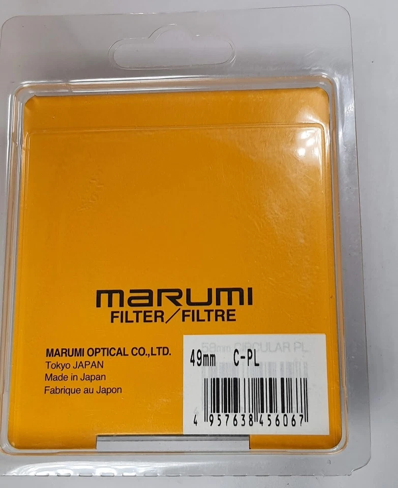 Marumi 49mm Circular Polarizer CPL Glass Lens Filter Japan P-CL E-49 E49 - Image 4 of 4