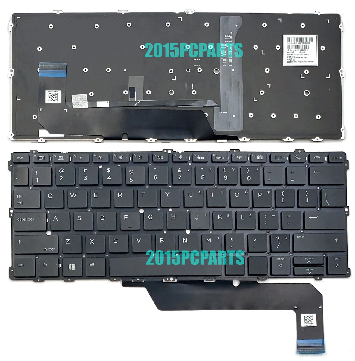 New Original HP EliteBook x360 1030 G2 1030 G3 Keyboard backlit US