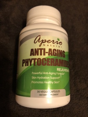 Phytoceramides Anti Aging Capsules - 100% Natural Skin Rejuvenating Formula - Best Moisturizer - Skin Care - Promotes Healthy Skin - Repairs Sun Damage - Top Beauty Product - Dietary Supplement (858068002883)