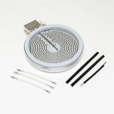CMR65D12 Range Stove Radiant Burner Heating Element Eye 6 3/8" 1200W w Wire Kit