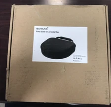 NEW SaharaCase Travel Case W/ POCKETS for Apple AirPods Max Bundle Black HP00015