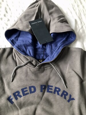Brandneu mit Etikett Fred Perry Hoodie Pullover Pulli Junior/Jungen Größe M für 152 cm 11-12 Jahre alt