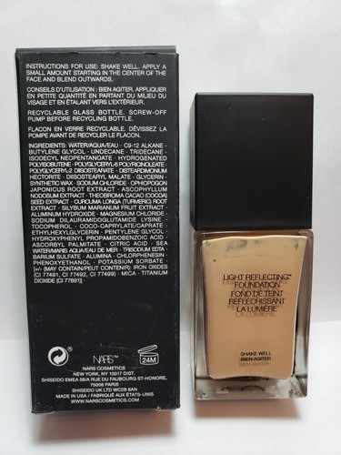 Fondotinta NARS Light Reflecting Medium 1,2 Patagonia 1 oz nuovo con scatola - Foto 6 di 6