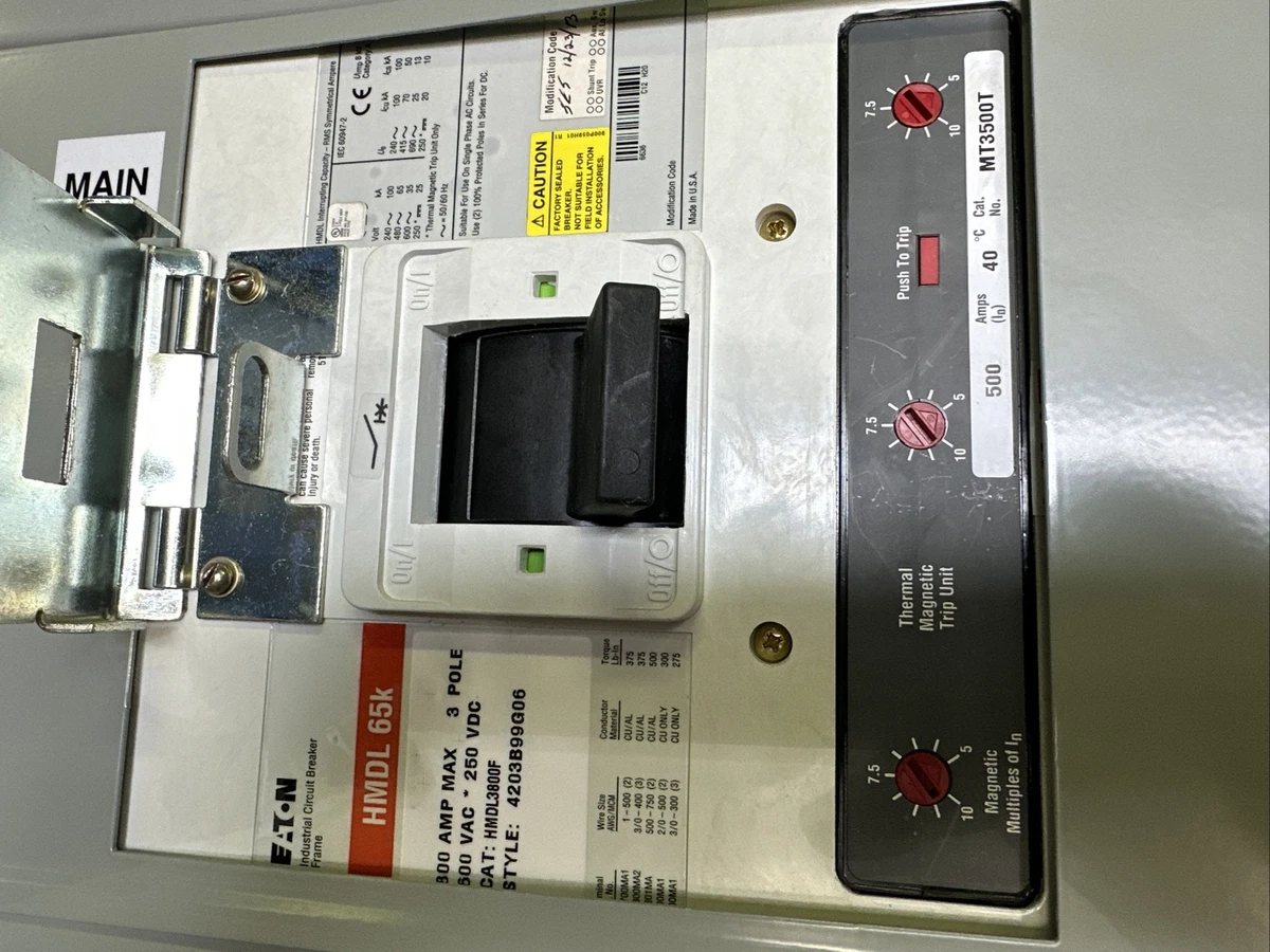 Industrial Circuit Breaker Panel