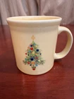 FIESTA WARE CHRISTMAS TREE YELLOW MUGS DISCONTINUED PIECE