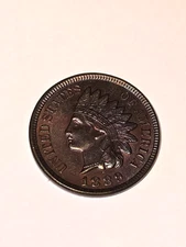 1889 Indian head penny