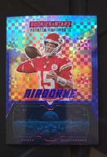 2025 Panini Rookies & Stars - Airborne Patrick Mahomes II #1 Blue Plaid
