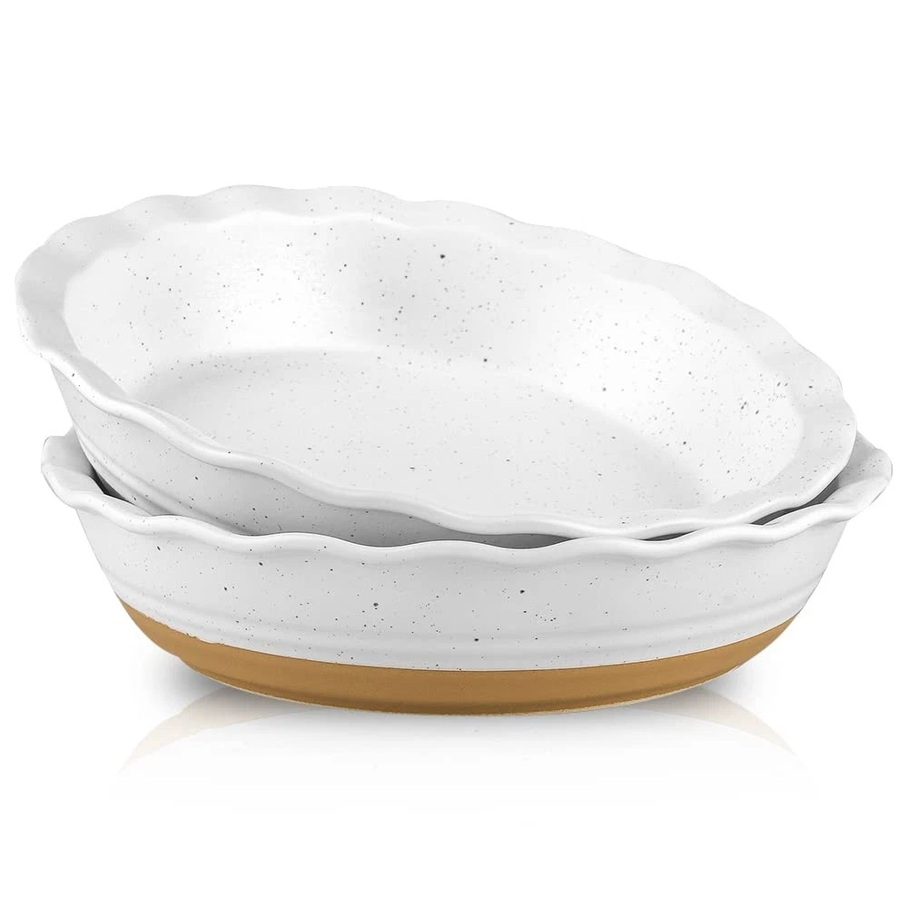 10 inch Pie Pan for Baking, Ceramic Pie Dish, Deep Dish Pie Plate for Dessert...
Opens in a new wind
