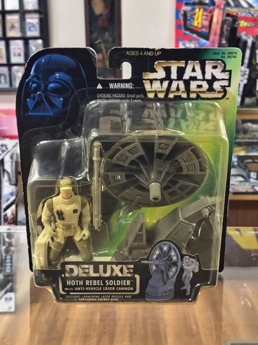 Kenner Star Wars Deluxe Hoth Rebel Soldier Action Figure Free Shipping!