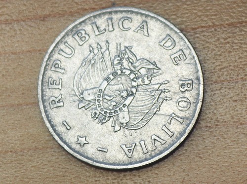 1987 Bolivia 10 Centavos - Afbeelding 2 van 2