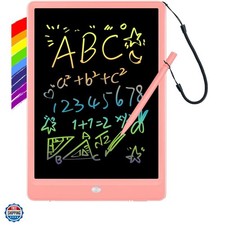 LCD Writing Tablet 10 Inch, Colorful Doodle Board Drawing Pad for Kids, Toddl...