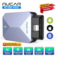 MUCAR BT200 MAX OBD2 Scanner Car AI Diagnostic Tool Full Systems Code Reader