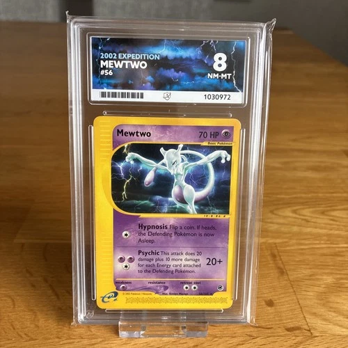 Mewtwo 56/165 2002 Expedition ACE 8 (NM-MT) Graded Pokemon Card