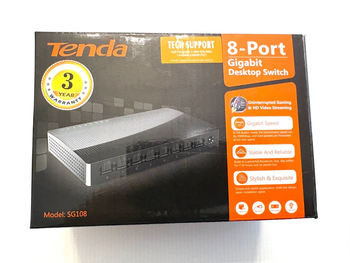 Switch réseau Tp Link Switch de bureau 8 ports 10/100/1000 Mbps - Informatique