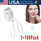 Long Lasting Electric Heated Eyelash Curler USB Rechargeable Makeup Curling Tool