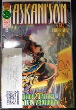 ASKANI'SON 1 MARVEL COMIC SIGNED ANDREW PEPOY W/COA X-MEN LOBDELL LOEB 1996 NM
