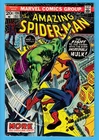 AMAZING SPIDER-MAN # 120 FN- (5/5.5) SPIDEY BATTLES The HULK- GLOSSY CENTS- 1973
