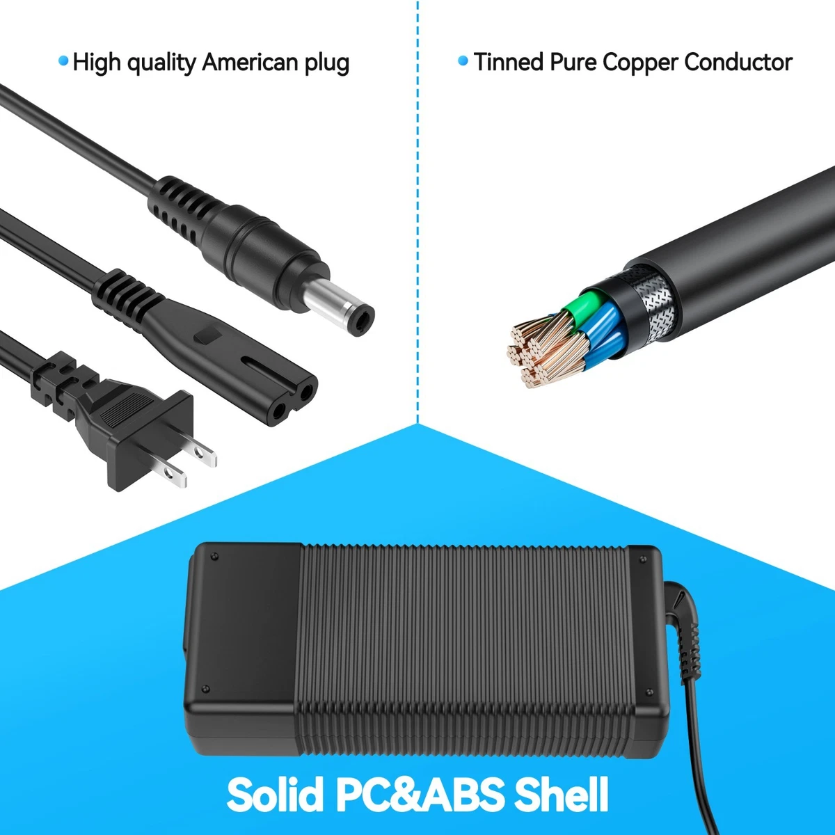 Chargeur Adaptateur 54.6V 2A Pour Vélo électrique Bélier & Taurus - Modèle FCA136-546020