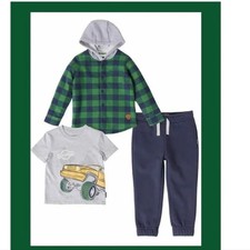 BUFFALO DAVID BITTON BOYS 3 PIECE OUTFIT BRAND NEW WITH TAGS SIZE 6