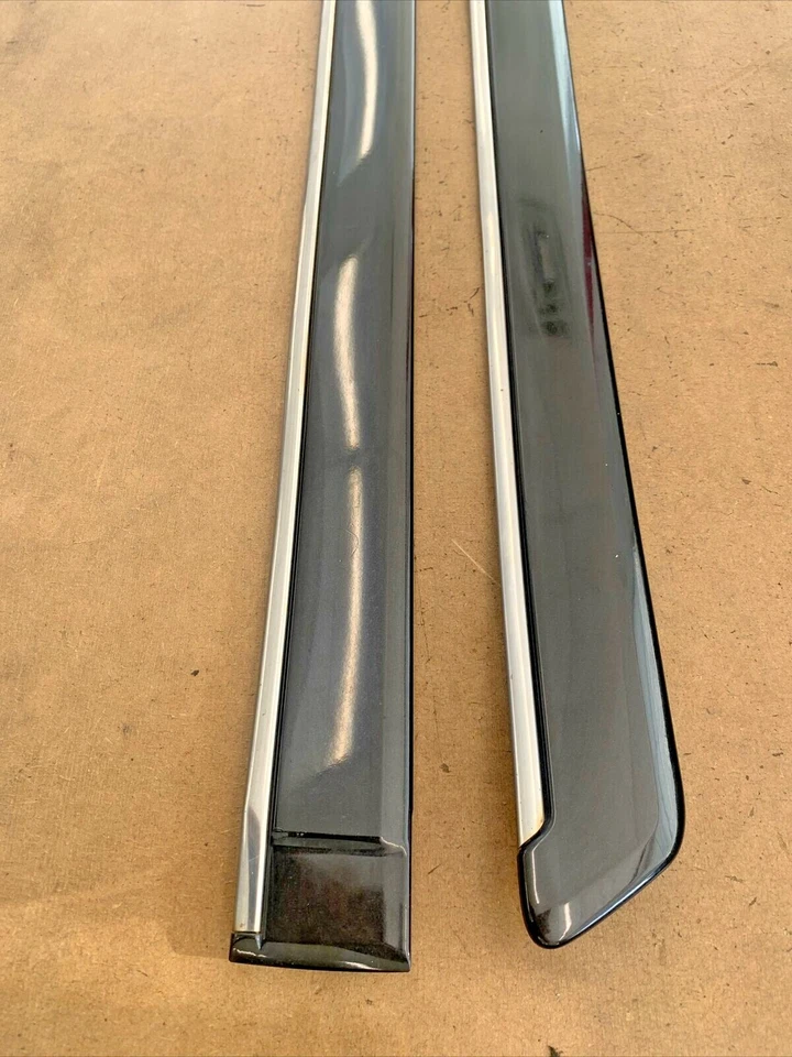 Juego de molduras de puerta delantera trasera derecha izquierda zafiro negro Volvo S80 1999-2006  Foto 4 de 4