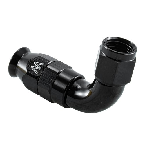 AN-6 90 degree 200 Series Hose End 6AN Black Aluminum - Bild 7 von 7