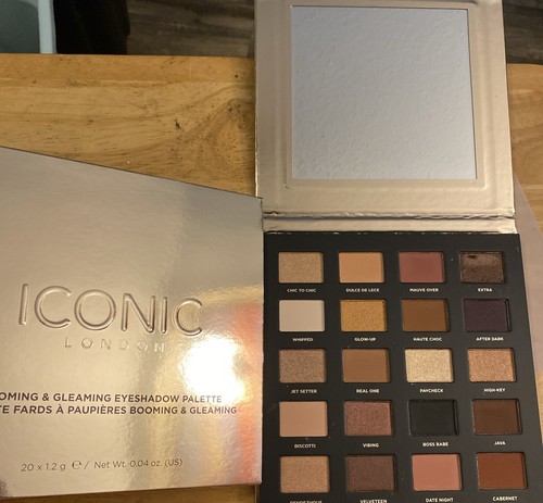 ICONIC LONDON Booming & Gleaming 20 Shade Eyeshadow Palette 20 x .04 oz/1.2g