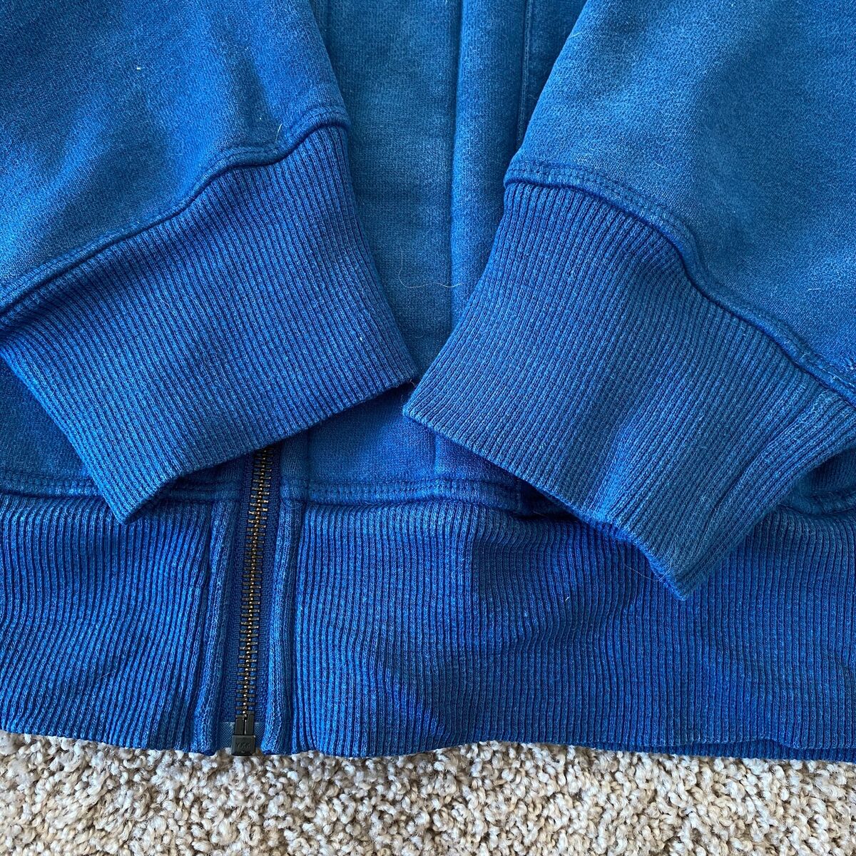 Lululemon Mens Blue Heavy Full Zip Hoodie Hooded Jacket Size Lululemon Mens Blue Heavy Full Zip Hoodie Hooded Jacket Size