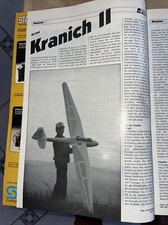 Bauplan für Segelflugzeug Kranich II, 360 cm...