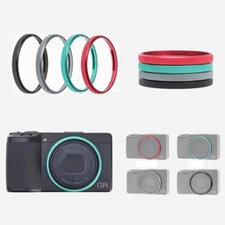 JLWIN Metal Lens Decoration Ring Cap for Ricoh GR IIIX GRIIIX GR3X HDF as GN-2