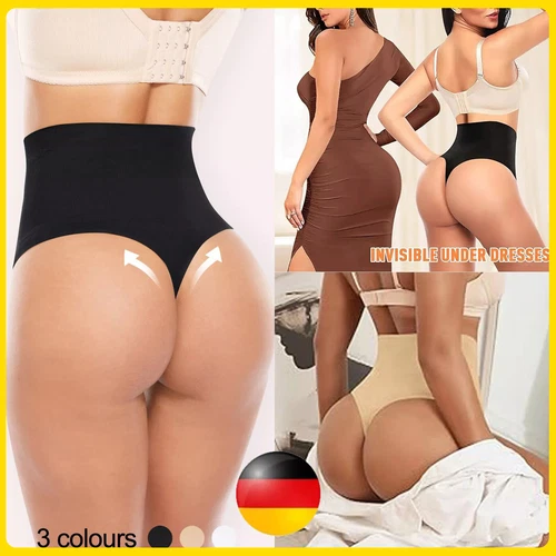 Damen Shapewear Bauchweg Unterhose Mieder String Tanga Miederhose Figurformende - Bild 1 von 29