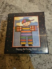 Lang &Wise Box Buddies 2000 Happy Birthday Dad Sherri Buck Baldwin SBB#37 SEALED