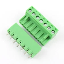 50Pcs 5.08mm Pitch 7 pin 7 way Screw Pluggable Terminal Block Plug Connector L