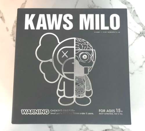 KAWS X BAPE DISSECTED BABY MILO GREY VINYL FIGURE - Picture 1 of 7