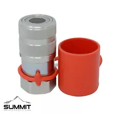 1″ Flat Face High Flow Hydraulic Quick Connect Female Coupler, 1″ NPT Thread