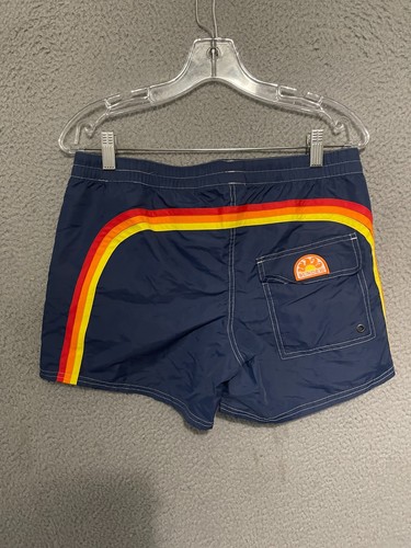 Sundek Size Medium Board Shorts Blue Swim Trunks Adult Nylon