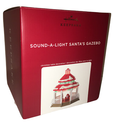 2020 Hallmark Santa's Gazebo Sound-A-Light Collection Keepsake Wonder