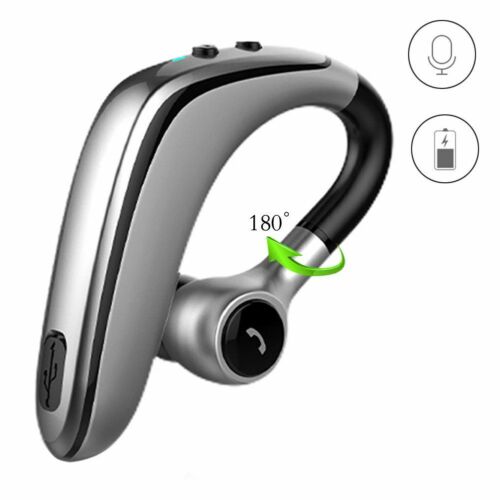 Wireless Bluetooth Headset Stereo Earphone Hands-free Earpiece with Microphone - Picture 1 of 13